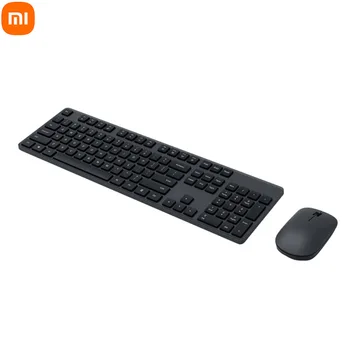 Набор беспроводной клавиатуры и мыши Xiaomi 104 клавиши Клавиатура 2,4 ГГц USB-приемник мышь для ПК Windows 10