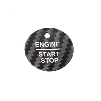 Наклейка на Кнопку Запуска Устройства Зажигания автомобиля Ford Everest Mondeo Ecoboost Escort F150 Explorer Focus Edge (Черный)