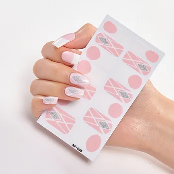 Наклейки для ногтей с полным покрытием, Лак для ногтей, Новинки, Дизайнерские Наклейки для ногтей, Наклейки для маникюра из фольги, наклейки для нейл-арта 2020 Creative