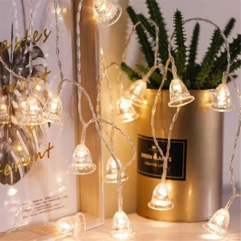 Наружный 20-светодиодный гирляндный светильник, солнечная садовая Рождественская елка, украшение для свадебной вечеринки