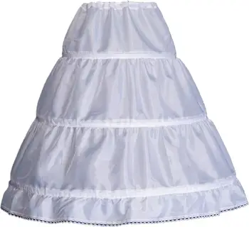 Нижняя юбка с 3 обручами, полные слипы, юбки с кринолином для девочек в цветочек, бальные платья 2024 г.
