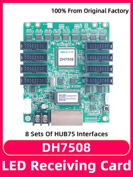 Новастар DH7508 полноцветный большой светодиодный экран видео получении карты в кассете 8 HUB75E порта интерфейс 128x256 пикселей контроллер