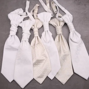 Новая мода Tide 35 *10 см, однотонный цветочный узелок Пейсли из полиэстера с гонконгским узлом, ленивый галстук для мужчин, аксессуары для деловых вечеринок