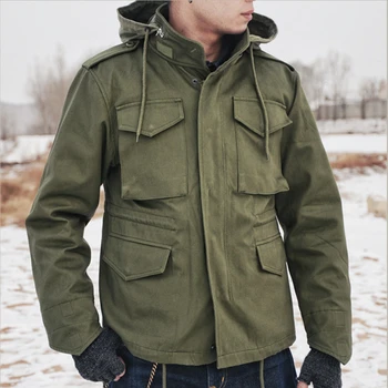 Новая мужская уличная ретро-военная тактическая куртка, утолщенные тепловые куртки, Ветрозащитное повседневное пальто с несколькими карманами, мужская одежда