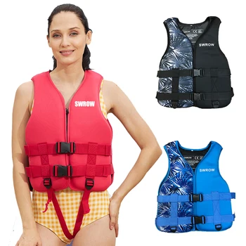 Новая плавающая куртка для взрослых и детей, Неопреновый спасательный жилет, Водные виды спорта, Серфинг, плавание на лодке, Каяк, Рыбалка, Спасательный жилет безопасности