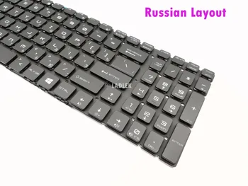 Новая русская цветная клавиатура с RGB подсветкой для MSI Gaming GS60 6QC Ghost/GS60 6QD Ghost GS60 6QE Ghost Pro/Ghost Pro 4K (RU7037)