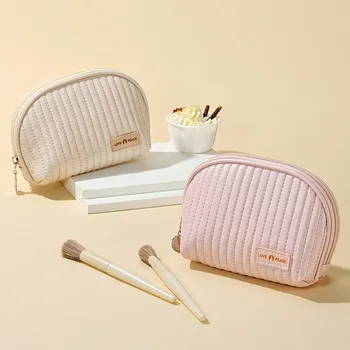 Новая сумка для хранения в корейском стиле Модная косметичка из искусственной кожи для девочек на открытом воздухе, мини-сумка для хранения, дорожный инструмент для макияжа, Органайзер для губной помады