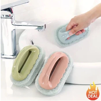 Новая чистящая щетка для ванны с сильным обеззараживанием, губка-ластик, чистящие губки для кухни, инструменты для уборки ванной комнаты