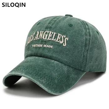 Новые весенне-летние мужские кепки с винтажной вышивкой, моющаяся джинсовая бейсболка для гольфа, рыболовная шляпа, женская шляпа, шляпы для вечеринок, бейсболка Snapback