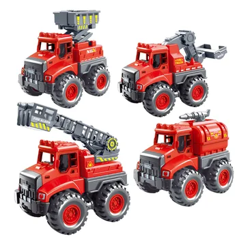 Новые инерционные инженерные модели автомобилей, игрушки для пожарных грузовиков для детей, детские игрушки для транспортных средств, подарочные игрушки для экскаватора и трактора