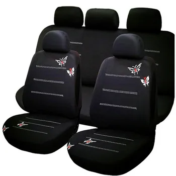 Новые универсальные чехлы для автомобильных сидений из хлопка и ткани, автомобильные Чехлы для сидений Toyota lada kalina granta priora renault logan