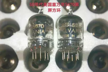 Новый 50-х годов США Xi Wannian 5670 трубка с черным экраном квадратное кольцо от имени Пекина 6N3 6H3N 2C51 396A