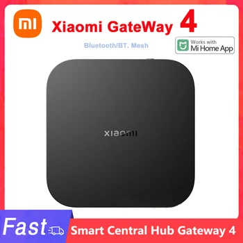 Новый Xiaomi Smart Central Hub Gateway 4 Bluetooth MESH Gateway с портом Ethernet 5 ГГц 10/100 Мбит/с Концентратор Работает с приложением Mi Jia Mi Home