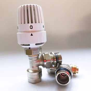 Новый автоматический клапан регулирования температуры для подключения радиатора, регулирующий поток воды, Термостатический клапан радиатора