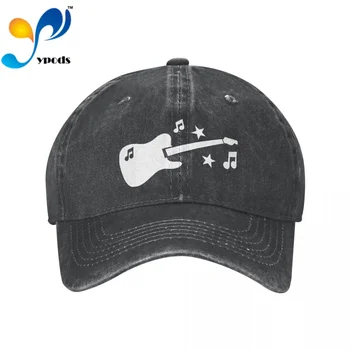 Новый бренд Аниме GuitarMusic Symbol Мультяшные стили Snapback Кепка Хлопковая Бейсболка Мужская Женская Шляпа для папы Truck
