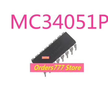 Новый импортированный оригинальный MC34051P 34051 MC34051 MC34051PG Встроенный чип приемопередатчика DIP16