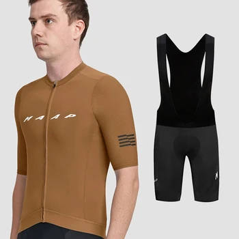 Новый Летний комплект Майо MAAP из Джерси для велоспорта Maillot Ropa Ciclismo Велосипедная одежда MTB Велосипедная одежда Униформа Мужской велосипедный костюм