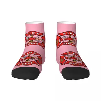 Носки с логотипом пожарного департамента Харадзюку, женские мужские теплые баскетбольные спортивные носки с 3D-принтом пожарного, спасателя,