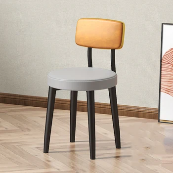Обеденные стулья для экономии места, скандинавские расслабляющие Элегантные обеденные стулья на открытом воздухе, Дизайнерская эргономичная мебель Sillas Comedor HY