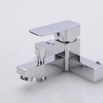 обновленное цинковое глянцевое покрытие керамический сердечник клапана смесителя для ванной комнаты смеситель для душа кран для ванны
