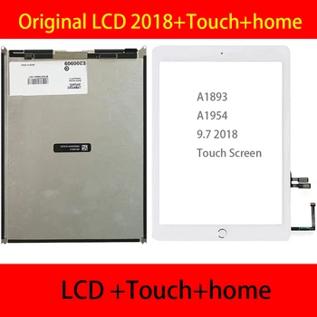 Оригинальный ЖК-сенсорный Экран Для iPad 2018 A1893 A1954 Сенсорный Экран Дигитайзер Панель ЖК-дисплей Для iPad 6 6-го Поколения 2018 A1893 A1954
