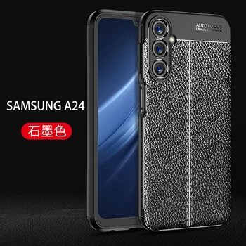 Оригинальный Противоударный Чехол для Samsung Galaxy A24 A34 A54 5G Ultra Soft Armor Classic Люксового Бренда Carbon TPU Чехол Для Мобильного Телефона