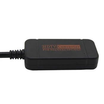 Переключатель-конвертер HDTV видео кабель Удобный разветвитель для NGC/N64/SNES/SFC 1XCB