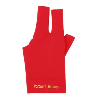 Перчатка для бильярдного кия из спандекса, открытая для левой руки, аксессуар для бильярда с тремя пальцами, профессиональный спортивный аксессуар, удобный