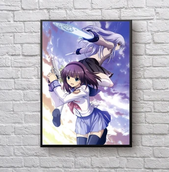 Плакат с аниме Angel Beats Tachibana Kanade, украшение для дома, настенная живопись (без рамки)