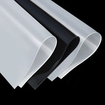 пластина 500x500mm Красный Черный Белый Лист силиконовой резины Коврик для плиты Высокая Термостойкость 100% Первичная Силиконовая Резиновая прокладка