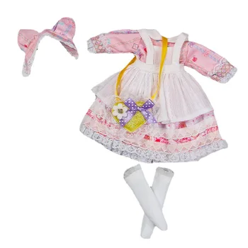 Платье 30 см, комплект одежды для куклы Bjd, аксессуары для куклы, 1/6 Кукольная одежда, Игрушки для девочек, подарки