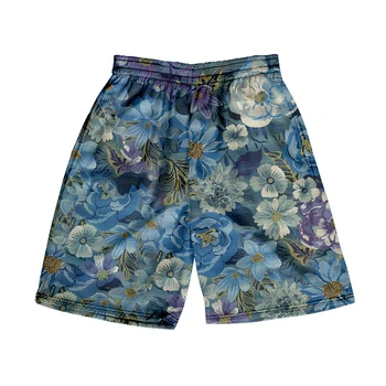 Пляжные шорты Мужская и женская одежда с 3D цифровой печатью повседневные шорты Модный тренд парные брюки 17
