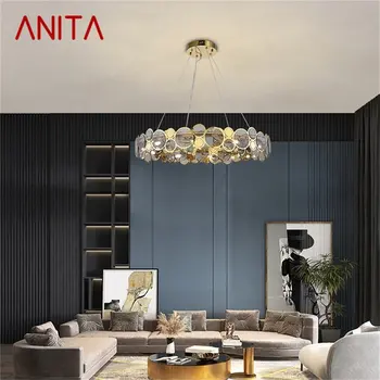Подвесной светильник ANITA, креативный светодиодный светильник в постмодернистском стиле, Декоративный для домашней столовой, гостиной