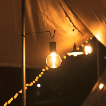 Портативный походный фонарь Сильная совместимость Круглый фонарь Лампа Устойчивая палатка лампа с молочным пузырем Теплый свет для наружных принадлежностей