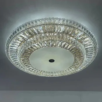 Потолочный светильник столовая гостиная светодиодные светильники для декора комнаты спальня в отеле хрустальный блеск дизайнерский светильник для магазина люстра
