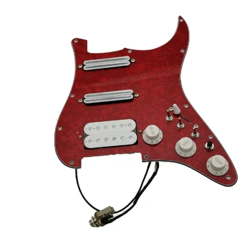 Предварительно подключенные Гитарные Звукосниматели Pickguard Humbucker Звукосниматели Alnico 5 HSS Жгут Проводов Push-Pull Single Cut Set Для /Гитары