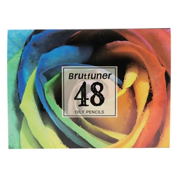 Производитель Brutfuner Поставляет 48 Цветных Карандашей Цветной Карандаш Маслянистый Нерастворимый В Воде Цветной Карандаш Comic Comic Color Pen Graffit