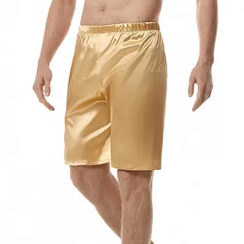 Простые пижамные брюки с эластичной резинкой на талии, Быстросохнущие пляжные шорты, Летние пляжные шорты, Мужская одежда для сна