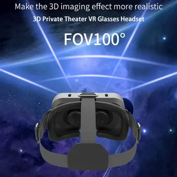 Профессиональная VR-гарнитура Широко Совместимые VR-очки Смотрите Видео, Снимающее Усталость Глаз, 3D-Гарнитура VR-очков