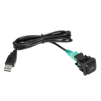 Прочный автомобильный USB-адаптер Аудио USB-кабель Переключатель Аудио кабель адаптер CD-плеер Радио кабель подходит для Фольксваген 130 см