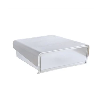 Прочный ящик для хранения под столом без перфорации, белый