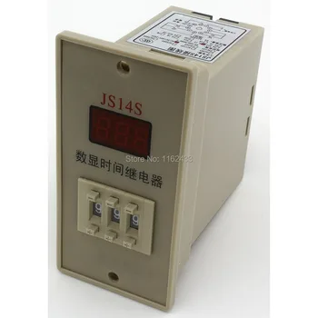 Реле времени DPDT с задержкой включения JS14S-3 AC/DC 100-240 В 99,9 с Таймер задержки серии JS14S 100-240 В переменного тока/100-240 В постоянного тока