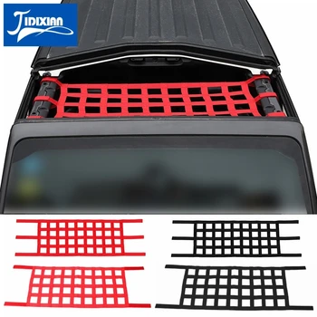 Сеть для хранения гамака на крыше автомобиля JIDIXIAN для Jeep Wrangler TJ JK JL 1997 1998 1999 2001 2002-2022 Автомобильные аксессуары