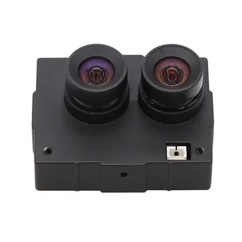 Синхронизированная 2-Мегапиксельная Стереокамера HD 1080P UVC Plug Play Без Водителя, Двухобъективная USB-Камера с Мини-Чехлом для Распознавания Лиц 3D VR
