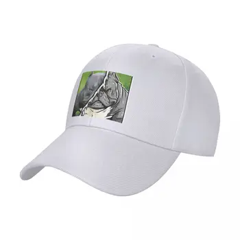 Синяя американская экзотическая футболка с изображением собаки-хулигана Питбуля, бейсбольная кепка, брендовые мужские кепки, шляпа для мужчин и женщин