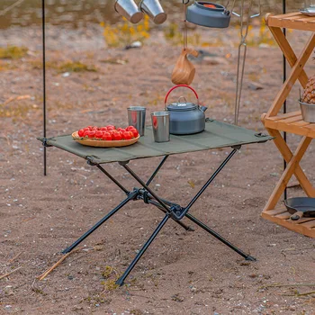 Складной стол для барбекю из алюминиевого сплава Для отдыха на природе Стол из ткани Оксфорд для кемпинга, пикника, барбекю Портативный Стол