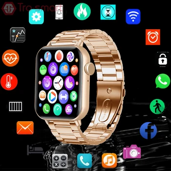 Смарт-часы Trosmart G89 Женские Мужские Спортивные часы IP67 Водонепроницаемый фитнес-браслет с Bluetooth-вызовом для Android IOS Smartwatch