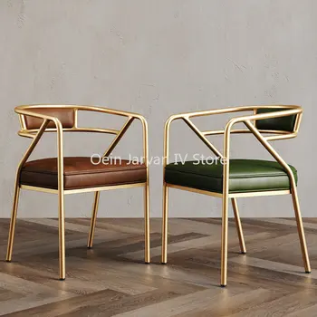 Современные минималистичные обеденные стулья, дизайнерские роскошные обеденные стулья для отдыха в скандинавском стиле, креативная мебель Cadeira De Jantar WZ50DC