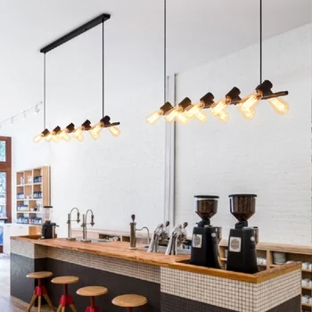 Современные стеклянные подвесные Черно-белые железные светильники LED Подвесной светильник в индустриальном стиле Nordic Kitchen Island Гостиная Столовая Бар Кафе