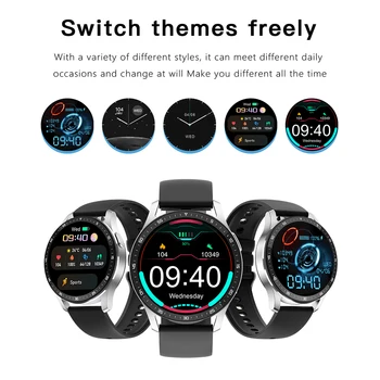 Спортивные смарт-часы 2 в 1 Smart Watch с 1,32-дюймовым экраном, монитором сердечного ритма и наушниками, совместимыми с Bluetooth
